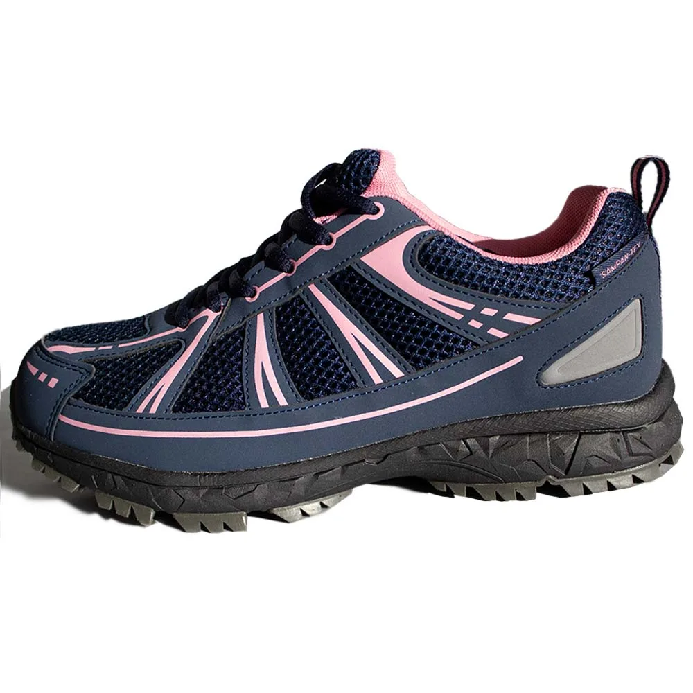Scholl Sprinter Ultra treckingskor i färgerna blå och rpsa