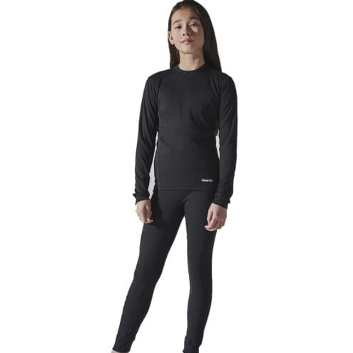 Core Dry Baselayer Set underställ (junior/barn) i färgen black