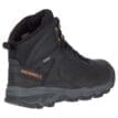 Ett par stabila Merrell Vigo Thermo Mid Leather Waterproof vandringskängor (herr) snett bakifrån