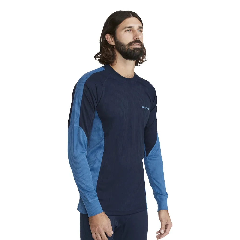 Framsida av tröjan till Varm och skön Craft Core Dry Baselayer Set tröja och byxor (herr)