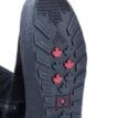 Närbild på den halktåliga sulan av Canada Snow Quebec Grip High curlingkänga (dam)