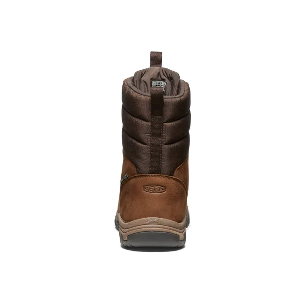 Baksida häl på den greppvänliga Keen Greta Waterproof Boot vinterkänga (dam)