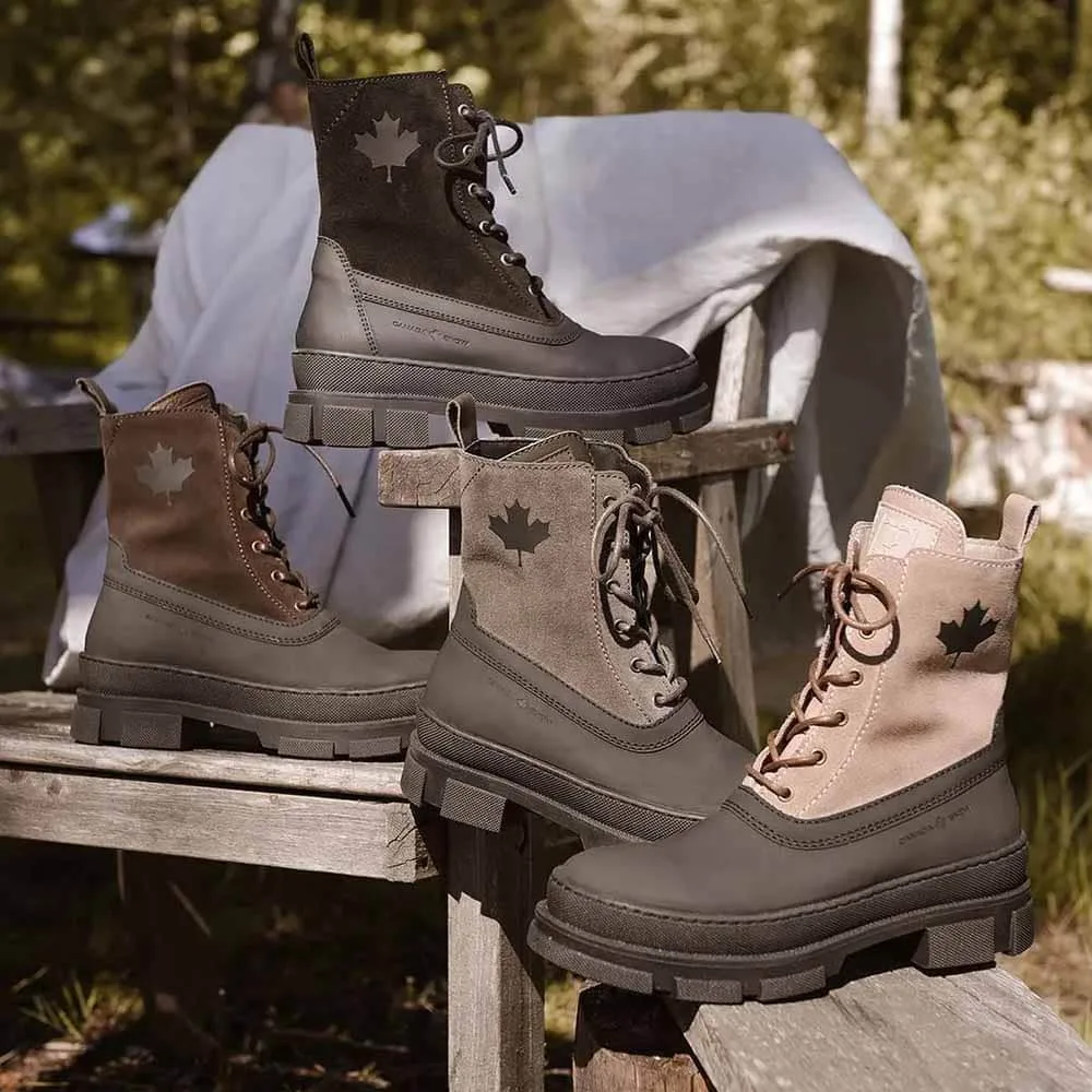 Flera färger av den snygga Canada Snow Mount Zoe LaceUp trekkingboots (dam)