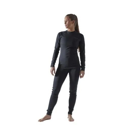 Snygg och skönt Craft Core Dry Baselayer Set (dam) i färgen black