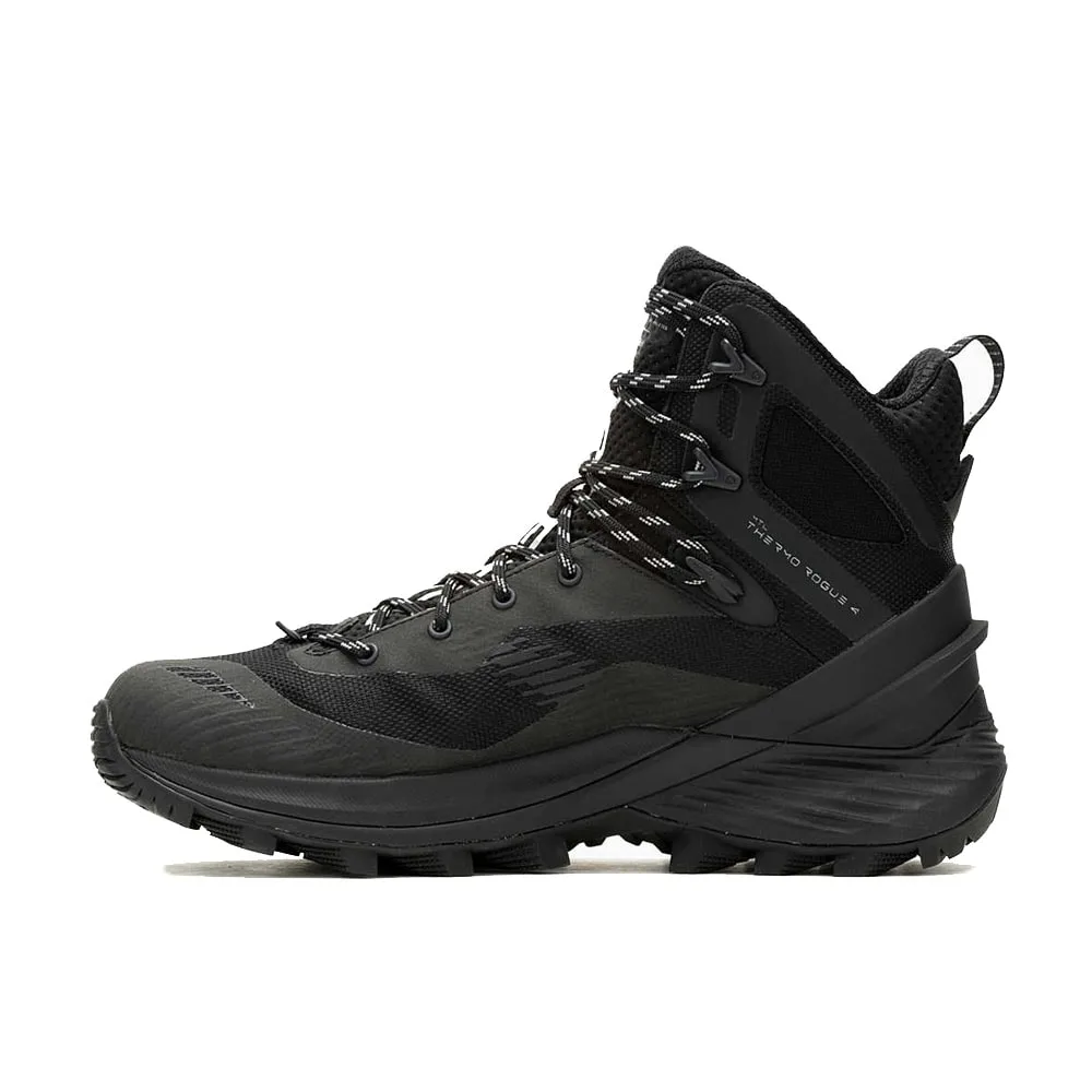 Insida profil av Ett par stabila Merrell MTL Thermo Rouge 4 Mid GTX löparskor för vinter (herr)