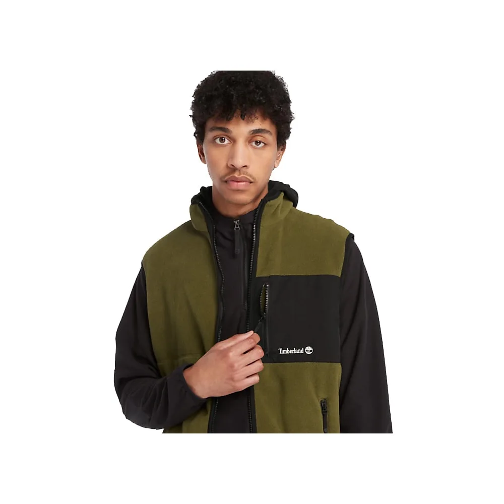 Timberland Outdoor Archive Vest fleeceväst (herr) med en praktisk ficka