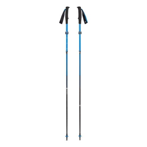 Ett par utfällda Black Diamond Distance FLZ Poles löpning och trekkingstavar (herr)