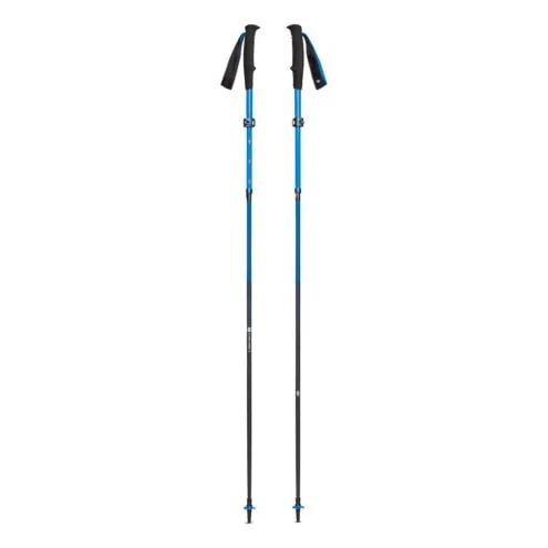 Ett par utfällda Black Diamond Distance FLZ Poles löpning och trekkingstavar (herr)