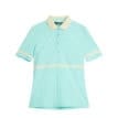 J.Lindeberg Moira Polo retro pikétröja (dam) i färgen aruba blue