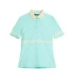 J.Lindeberg Moira Polo retro pikétröja (dam) i färgen aruba blue