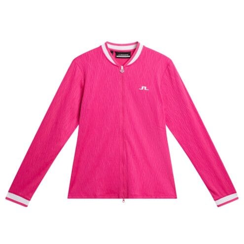 J.Lindeberg Leonor Mid Layer (dam) i en rosa/lila färg