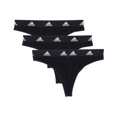 Adidas Thong 3-pack trosor (dam) I FÄRGEN BLACK