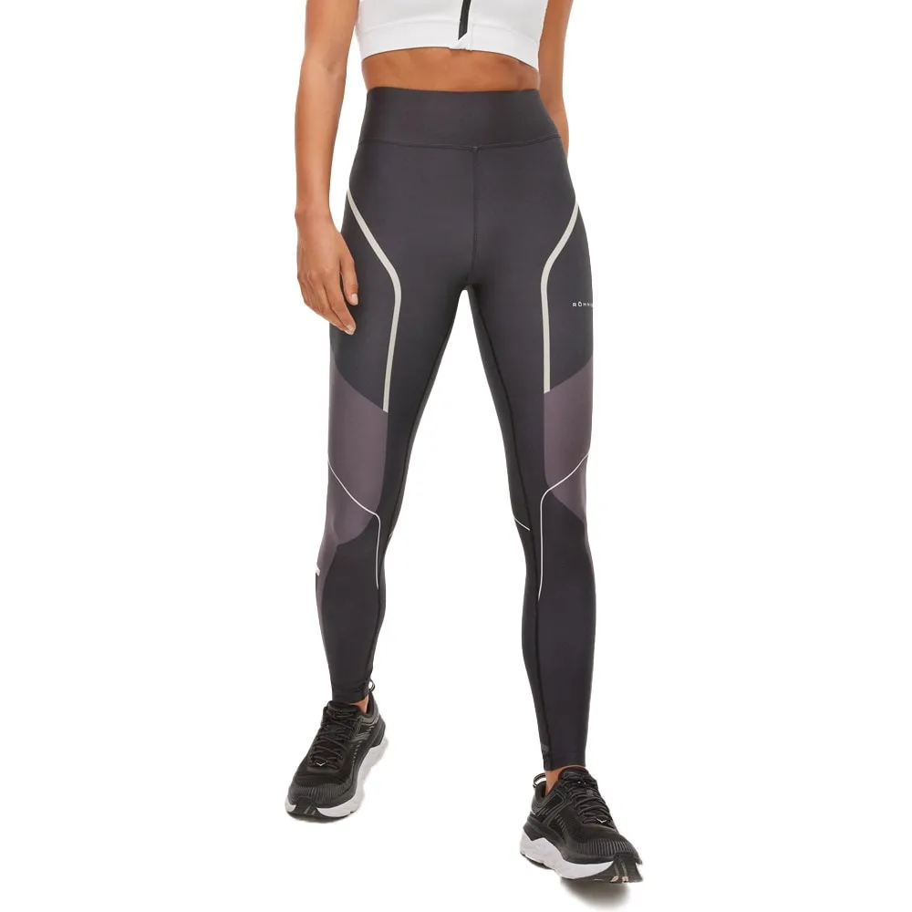 En modell bär Röhnisch Printed High Waist Tights (dam)