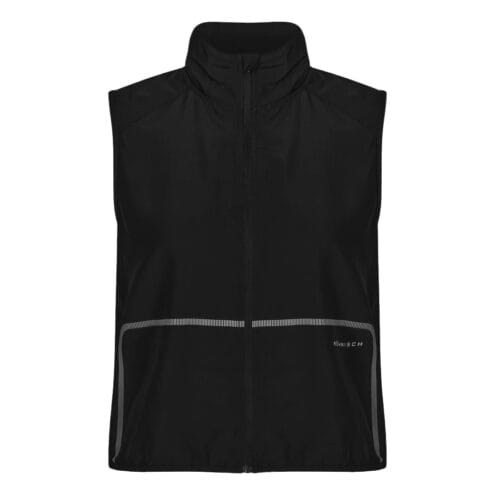 En praktisk och ventilerande Röhnisch Lightweight Running Vest (dam) i färgen black
