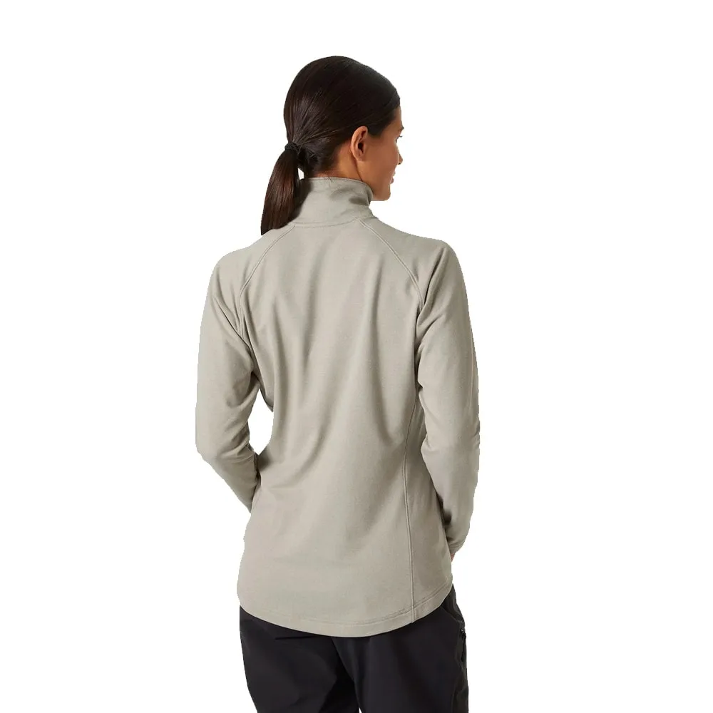Baksida av otroligt mjuk och funktionell Helly Hansen Verglas Half-Zip Midlayer (dam)