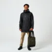 En skön och vattentät Tretorn Wings Plus Eco regnjacka (unisex) med en stängd framsida
