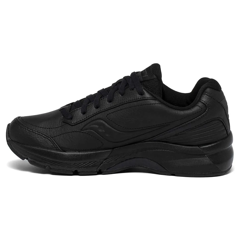 Insida profil av En stötdämpande, snygg Saucony Omni Walker 3 Wide-och orginal (dam)