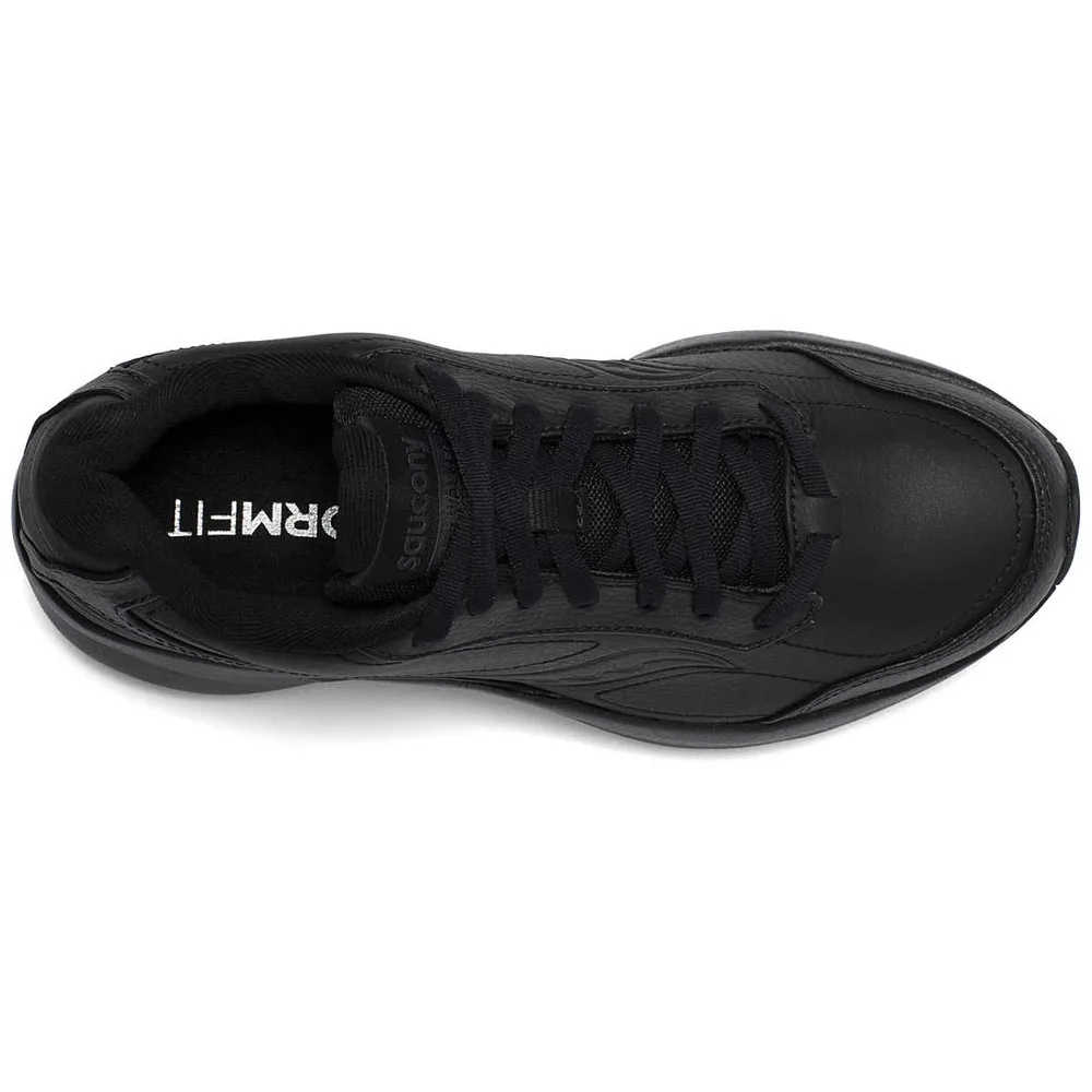 Ovansida av En stötdämpande, snygg Saucony Omni Walker 3 Wide-och orginal (dam)