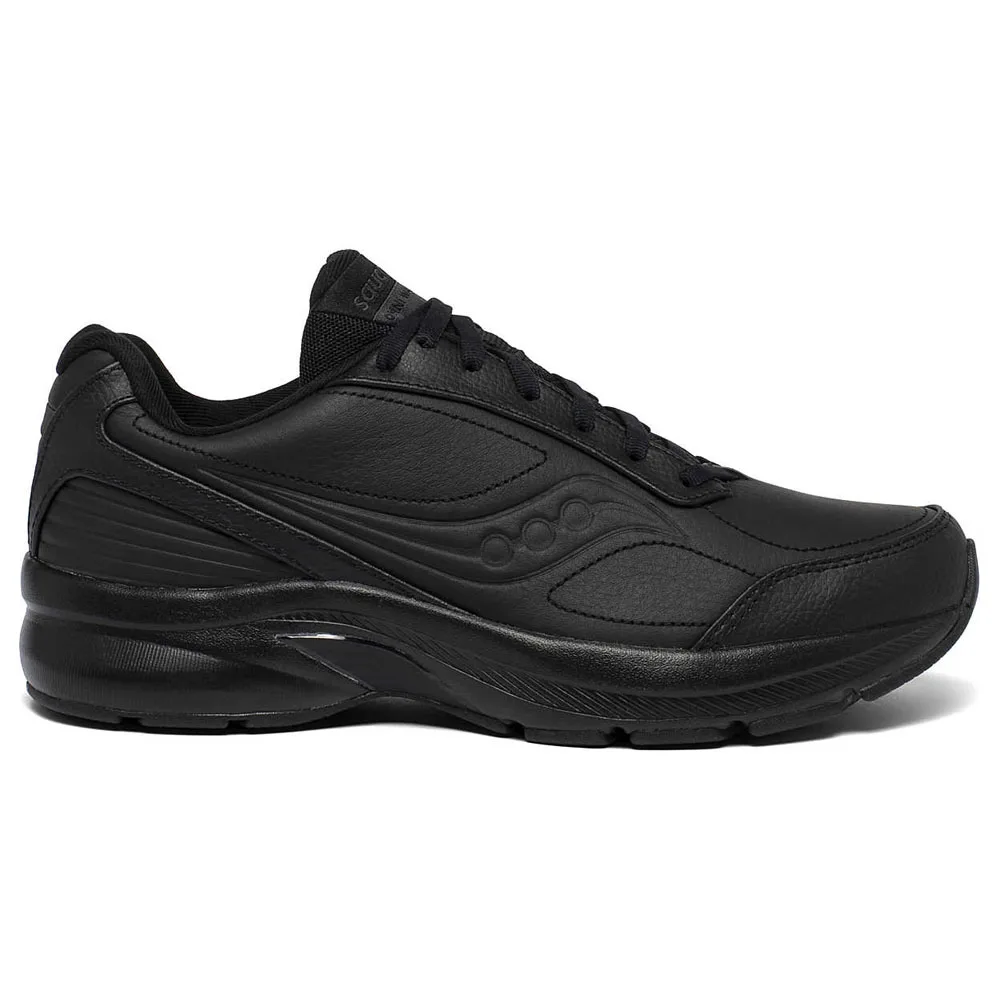 Ett par stilrena och bekväma Saucony Omni Walker 3 (herr) - och wide i färgen svart