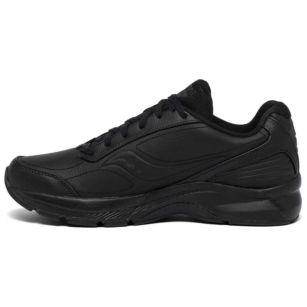 Insida profil av Ett par stilrena och bekväma Saucony Omni Walker 3 (herr) - och wide