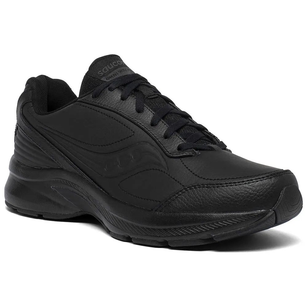 Ett par stilrena och bekväma Saucony Omni Walker 3 (herr) - och wide snett framifrån