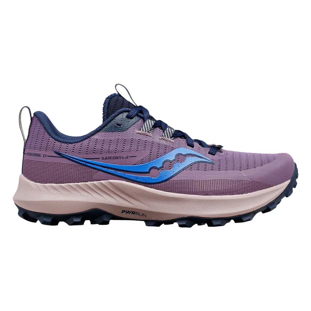 utsida profil av Saucony Peregrine 13 terränglöparskor (dam)