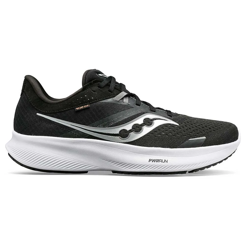 Profil av Bred och bekväm Saucony Ride 16 Wide löparsko (herr)