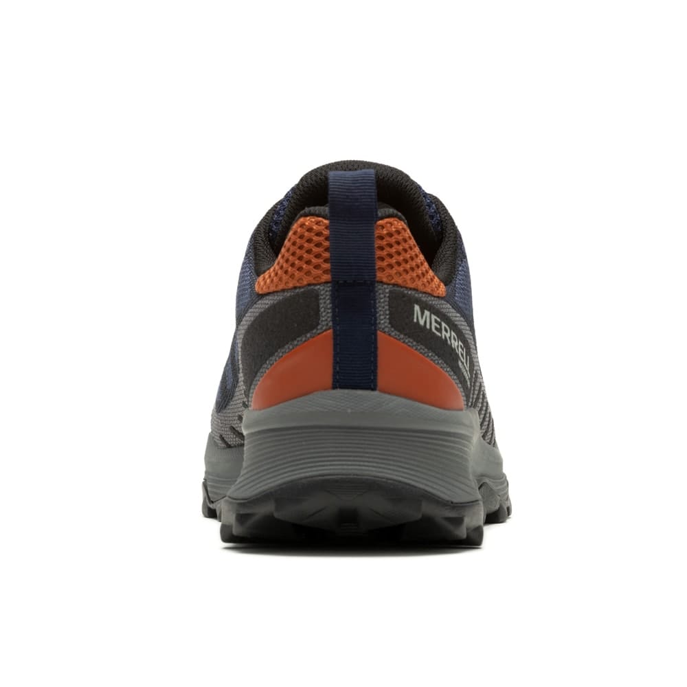 Baksida häl på en stabil Merrell Speed ECO WP vandringsskor (herr)