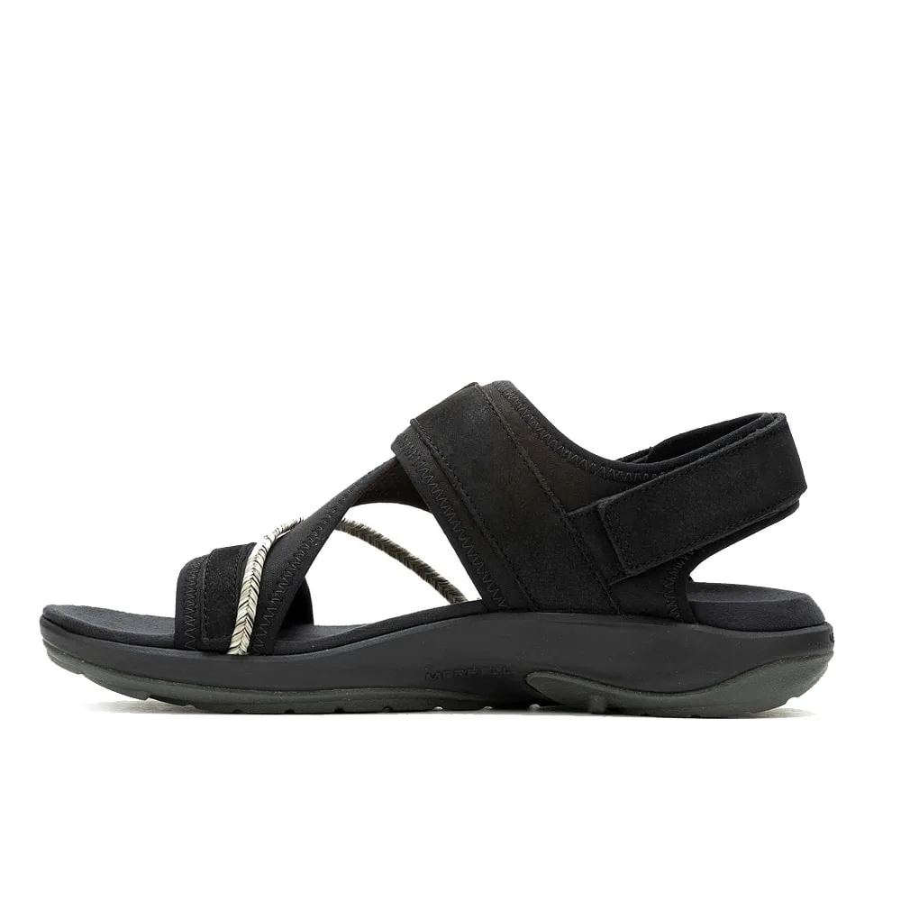 Insida profil av En bekväm och luftig Merrell Terran 4 Backstrap sandaler (dam)