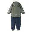 baksida av Reima Tihku Rain Outfit regnställ (barn)