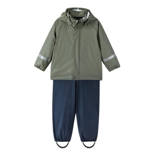 Reima Tihku Rain Outfit regnställ (barn)i färgen greyisch green