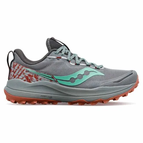 En stabil och pålitlig Saucony Xodus Ultra 2 terränglöparskor (dam) i profil