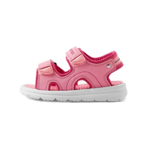 En vattenvänlig Reima Sandals Bungee sommarsandaler (barn) i rosa