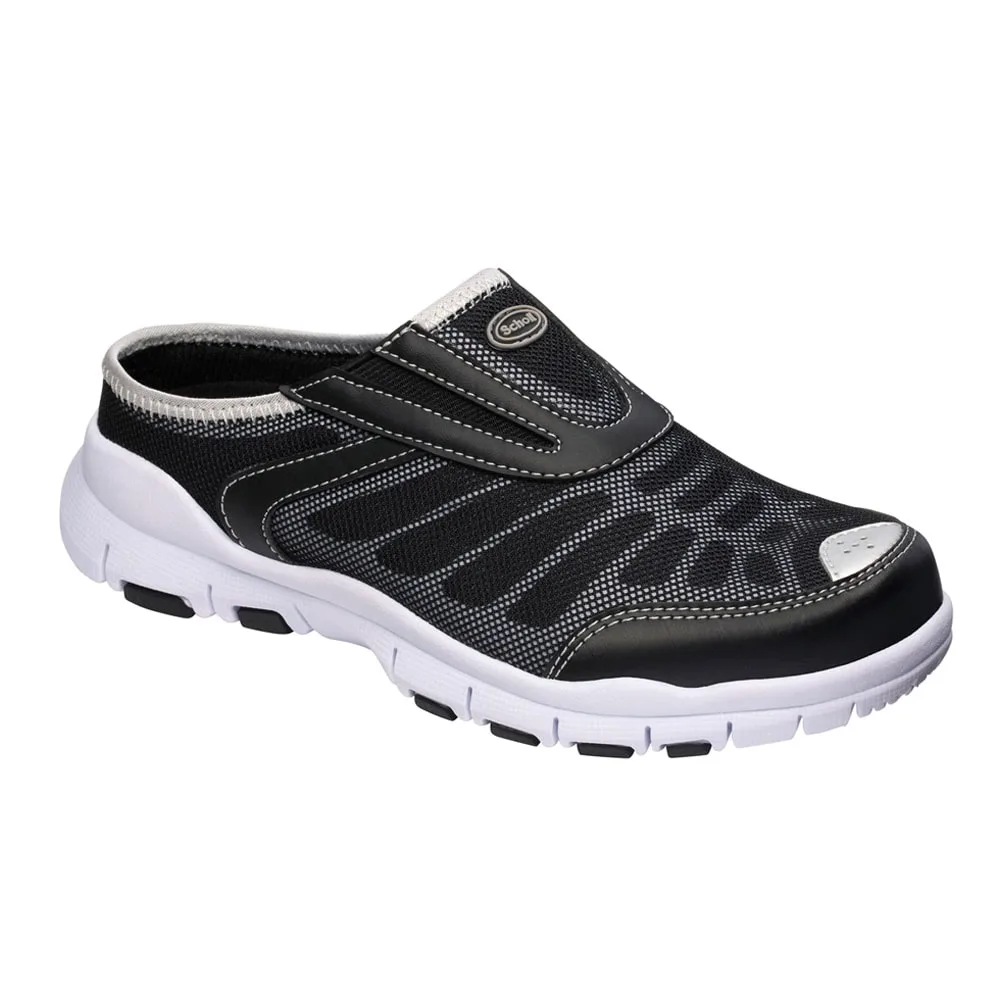 En Scholl Jump next Slip-in (dam) som perfekt arbetssko i färgen svart