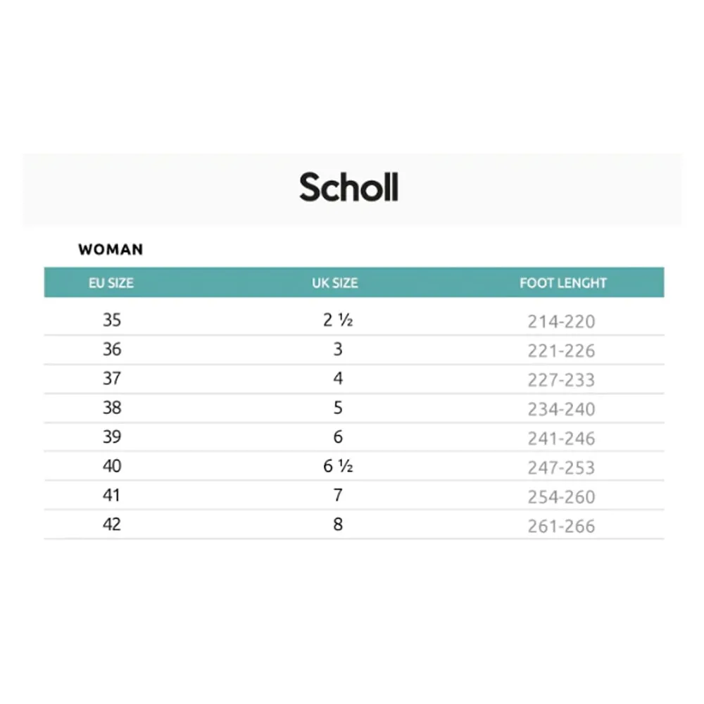 Scholl storleksguide