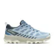 Utsida profil av Stabil och bekväm Merrell Speed ECO WP vandringsskor (dam) med en snygg logga