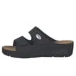 Ventilerande och bekväma Tamaris Slippers tofflor (dam) i färgen black