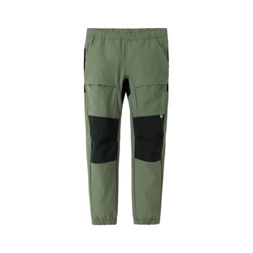 vattenavisande och sköna Reima Pants Vaeltaa skalbyxor (barn) i färgen greyish green