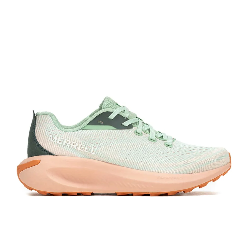 anpassningsbara och ergonomiska Merrell Morphlite löparsko (dam) i en snygg grön och rosa färg