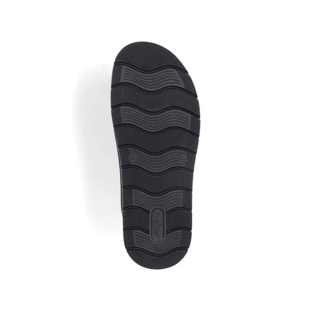 Sula på lätta och luftiga Rieker 24290-00 tvåremssandaler (herr)