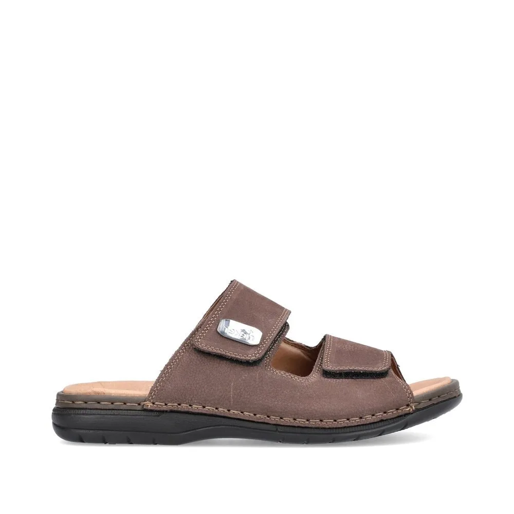 utsida profil av En lätt och luftig Rieker 25590-25 sandaler (herr)