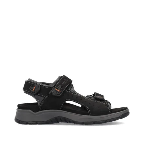 bekväma Rieker 26951-00 sandaler (herr) - insoda profil