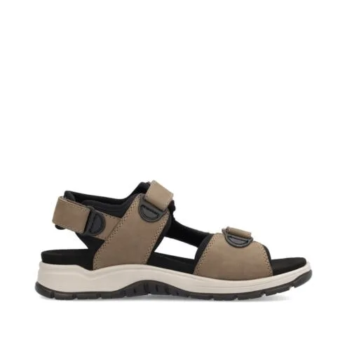 bekväma och praktiska Rieker 26951-25 sandaler (herr) i profil