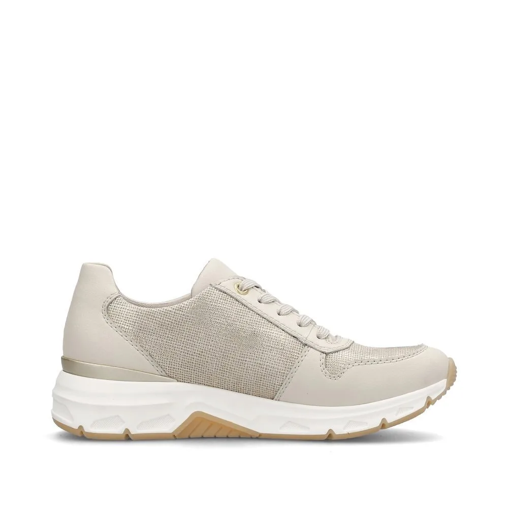 Insida profil av sköna Rieker 48101-60 sneakers (dam)