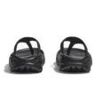 Baksidan av Hoka Ora Recovery Flip sandal i svart
