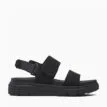 Stilfulla och bekväma Timberland Greyfield Sandal 2-strap tofflor (dam) - i svart