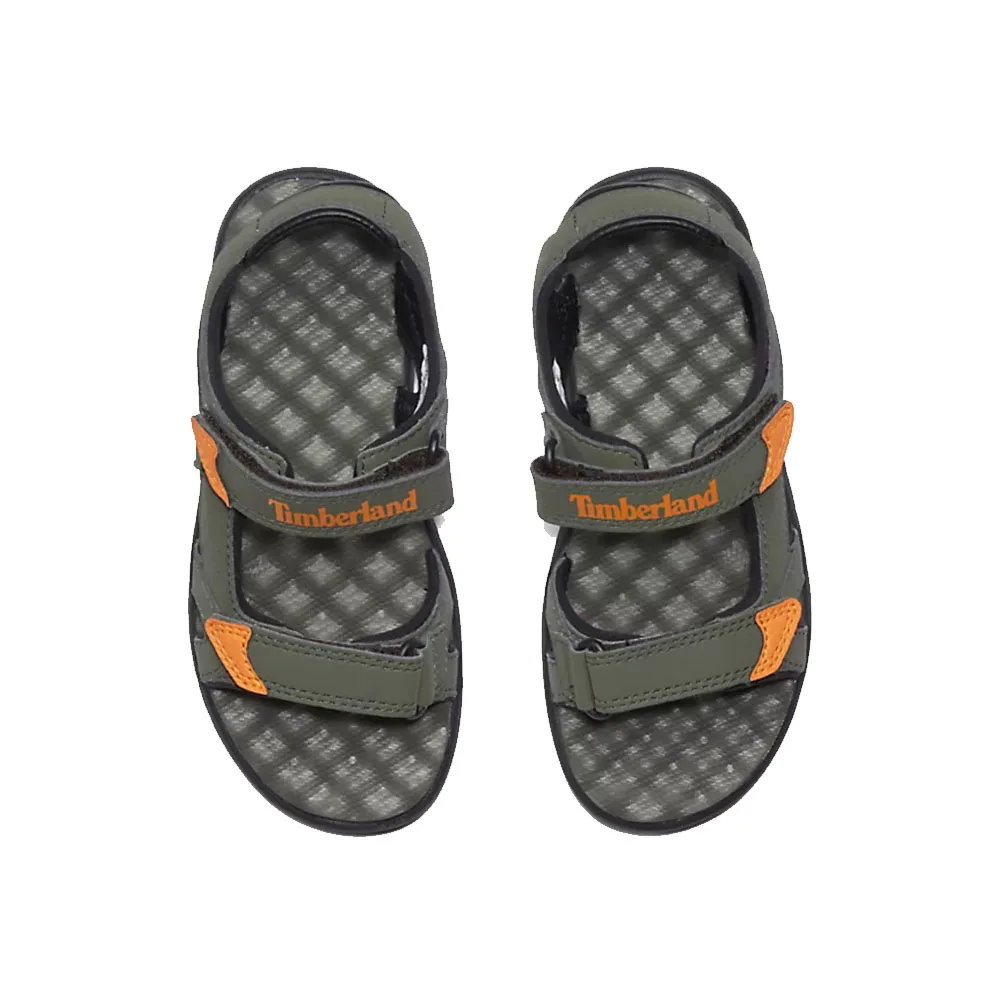 Ett par lekvänliga Timberland Perkins Row 2-strap sandal (barn/junior)