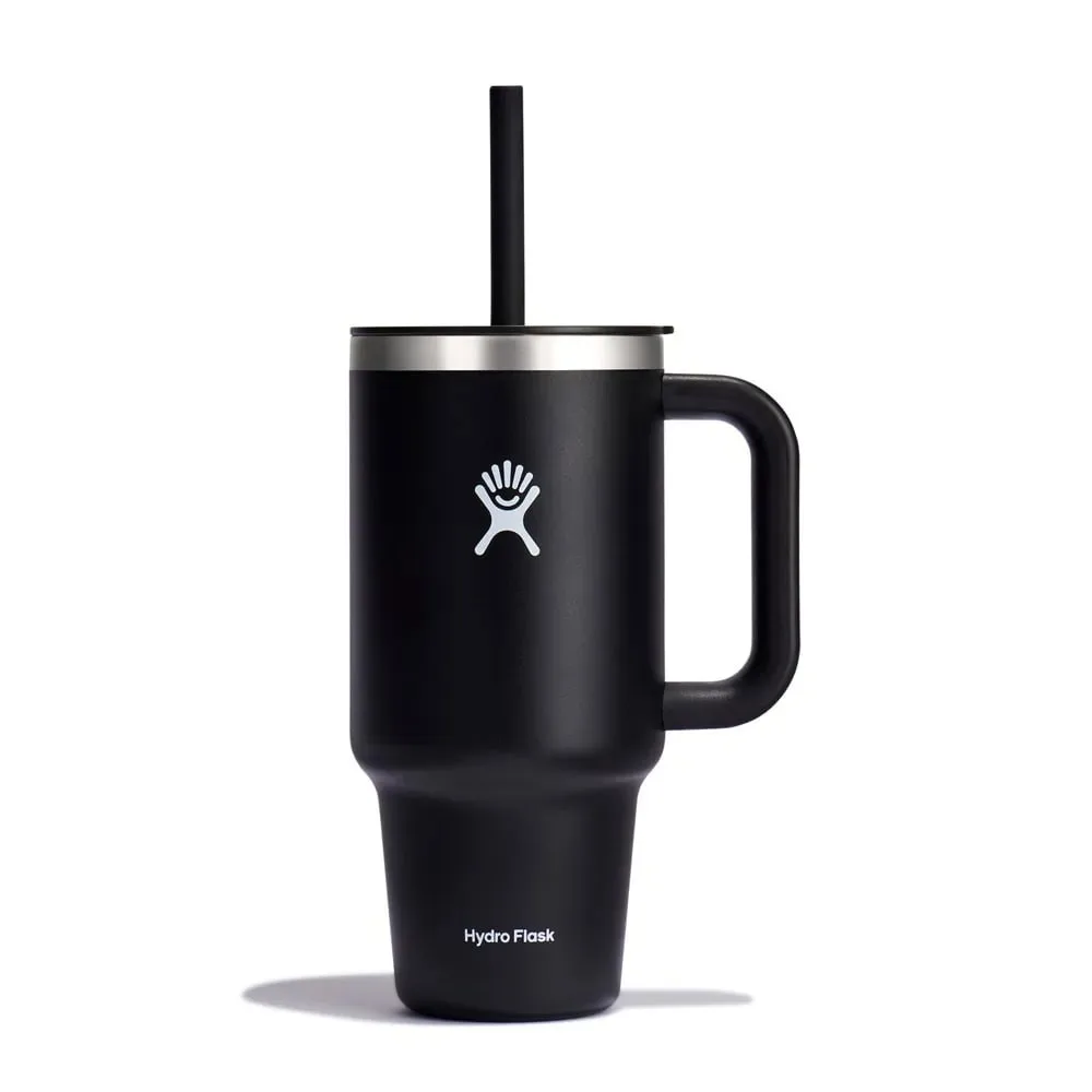 Hydro Flask All Around Travel Tumbler med sugrör 32oz i färgen svart