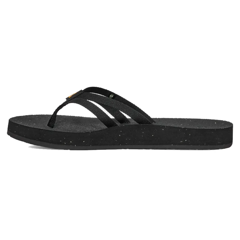 Insida profil av lågviktiga Teva ReFlip Strappy flip-flops (dam)