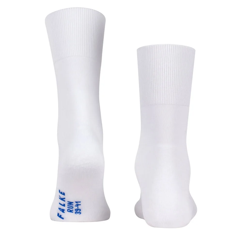 Baksida häl på Falke Run Unisex Socks bomullsstrumpor (unisex) - i vitt